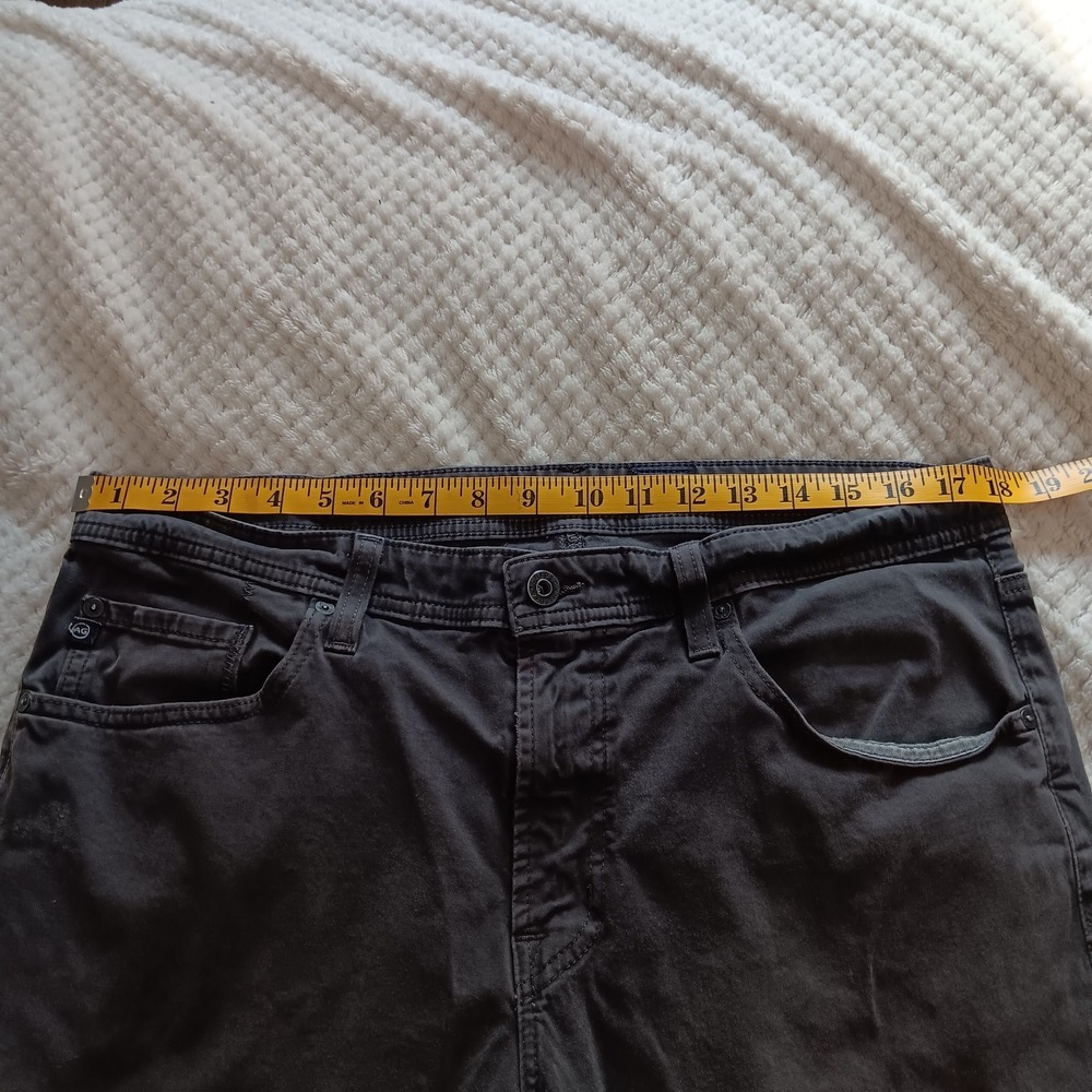 AG Adriano Goldschmied Protege Pants Gray Straight Leg Men 36x34( Fits 36x 30)‎ - Picture 7 of 16
